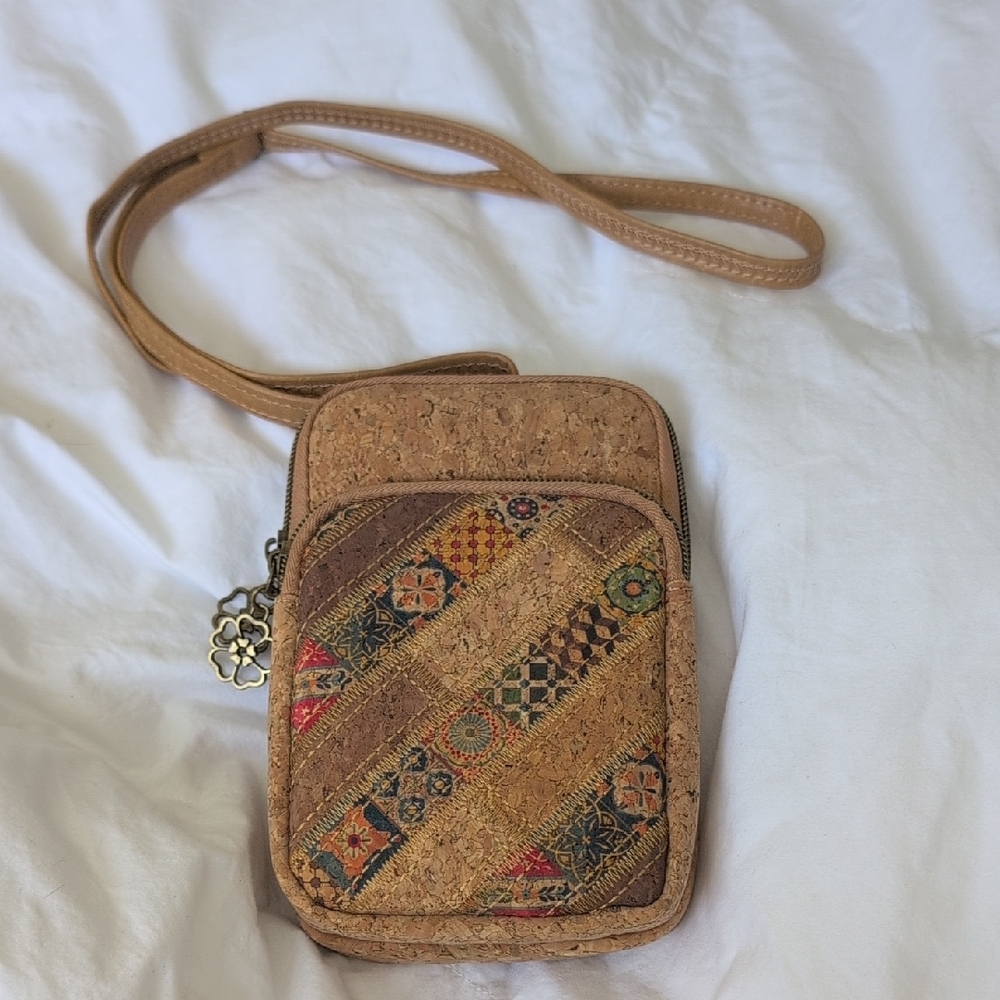 New Bohemian Tan Crossbody Bag -         Super Cute